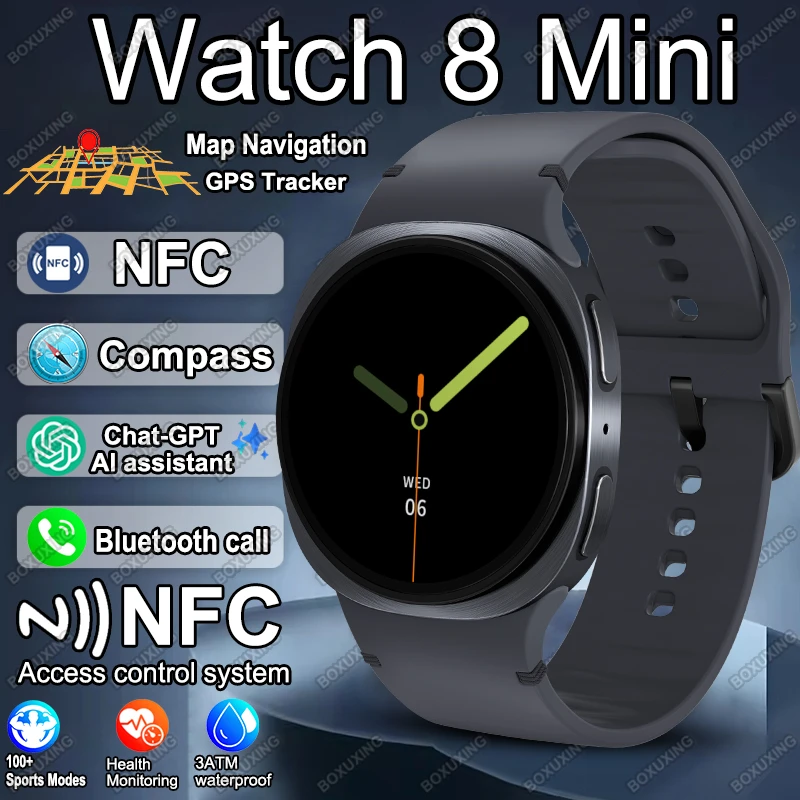 

Часы 8 Мини GPS трек Смарт-часы Мужчины Женщины Карта Навигация Сердечный ритм BT Вызов IP68 Водонепроницаемый Компас Спортивные Смарт-часы 2025 Новый