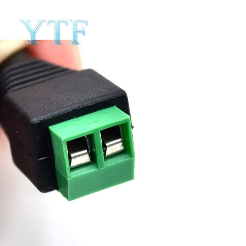 2.1X5.5Mm DC Power Female Plug Jack Adapter Connector Plug untuk CCTV DVR LED Strip Light UNTUK Arduino