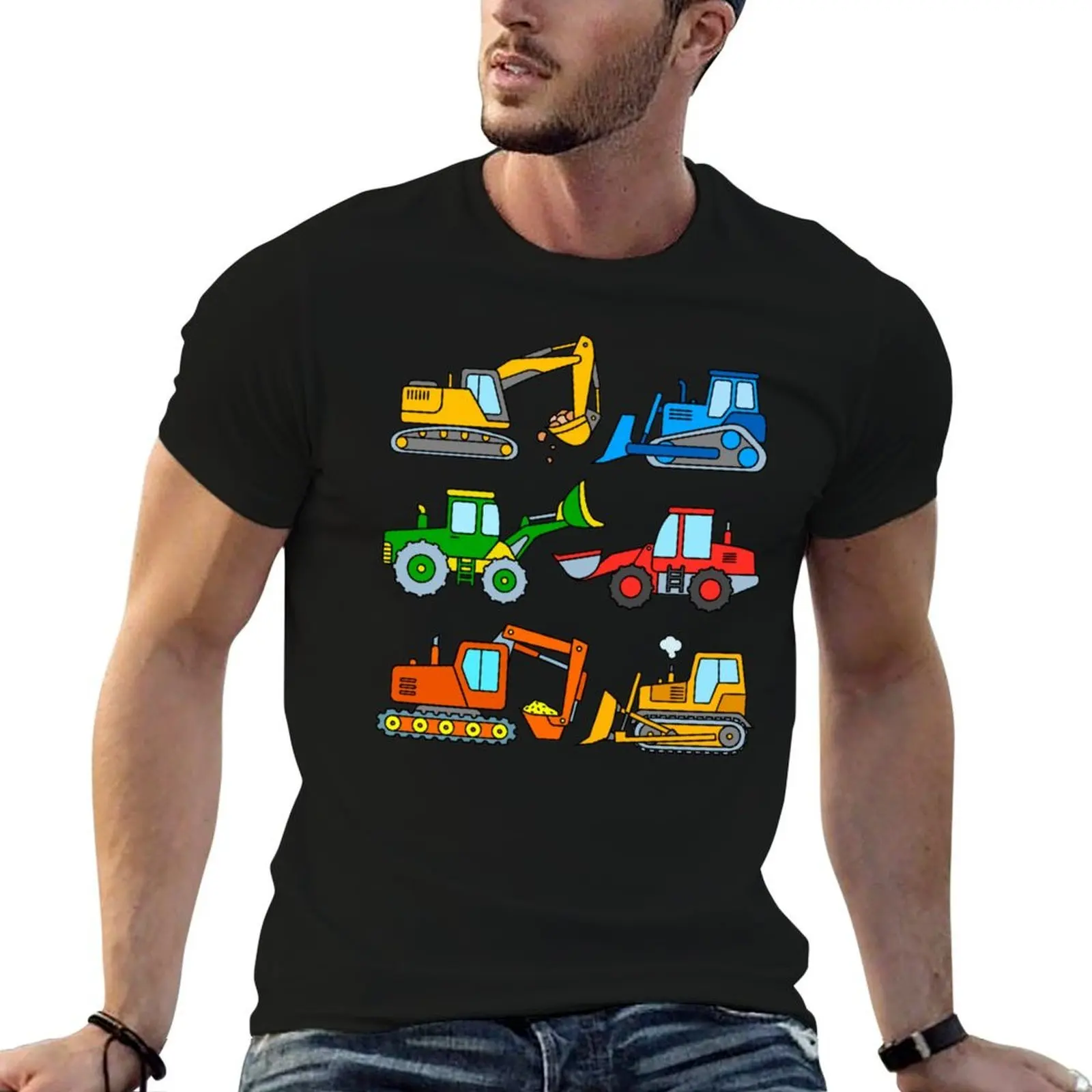 Construction machinery and excavators T-Shirt Performance Dry Fit T-Shirt