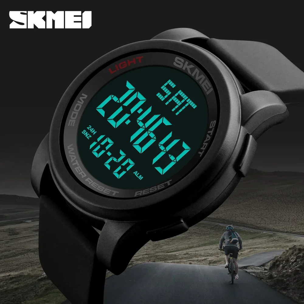 SKMEI 1257 Watches Multifunction Digital Watch reloj hombre Sport Watch Men Alarm Clock 5Bar Waterproof