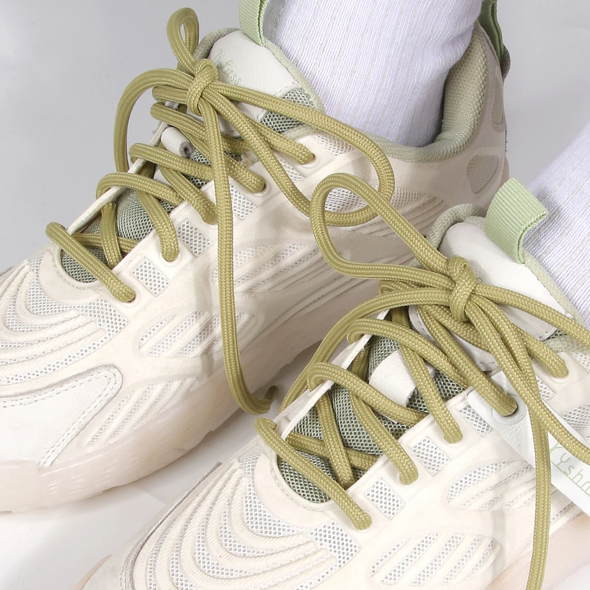 2025 Frühling und Sommer Beliebte Einfarbige Macaron-Schnürsenkel 5mm Runde Polyester Freizeit Unisex-Schnürsenkel – Detail 11