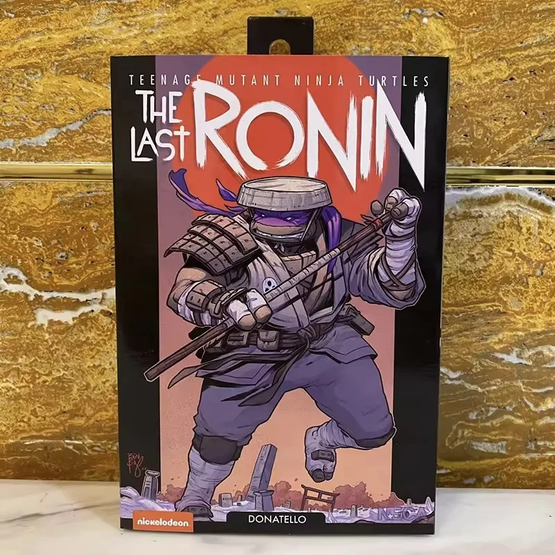 

TMNT Фигурка Donatello NECA 54344 Черепаха-ниндзя Фигурки Аниме Фигурка Последнего Ронина 7-дюймовая модель игрушки в подарок