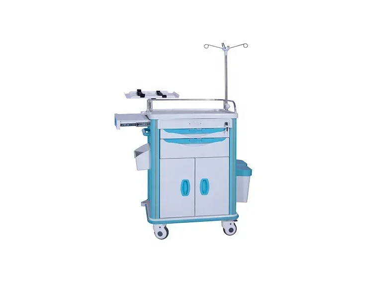 معدات المستشفيات عربة عربة ABS الطوارئ الطبية #4