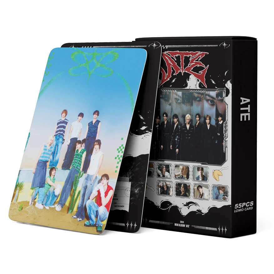 KPOP ATES JJJJAM Merch Photocard, novo álbum, CHK CHK BOOM, Lomo Crads, cartão de coleção do fã do fotobook, cartaz, cartão postal, presente fotos