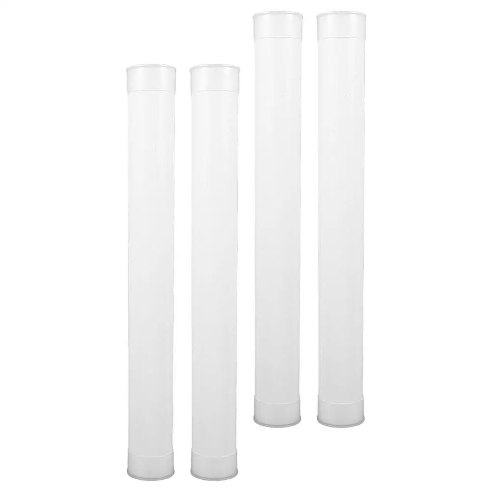 4PCS Plastic Round Tubes Caps 35x31cm Lightweight Storage Containers for Poster Map Print ganizer Mailing