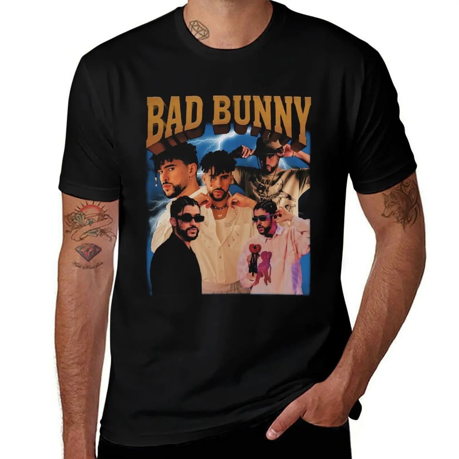 

Bad bunny T-Shirt graphic t shirts for man man t shirts cotton