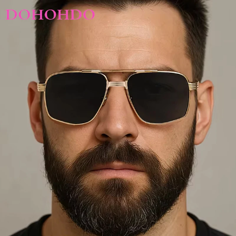 

Fashion Luxury Metal Pilot Women Men Sunglasses Brand Designer Eyewear Outdoor Traveling Fishing Driving Shades UV400 Lunette