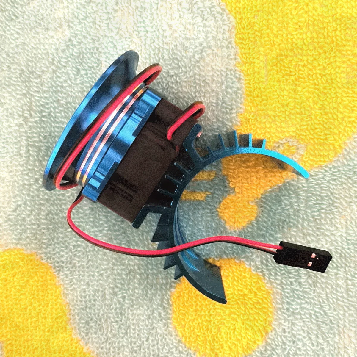 540/550 3650 Motor Heat Sink +Cooling Fan + Air Channe Cover for 1/10 HSP RC Car
