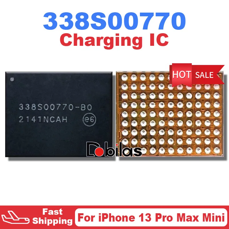 1-10Pcs/Lot 338S00770 For iPhone 13 13Pro ProMax 13Mini USB Charging Chip Charger IC BGA Replacement Parts Chipset