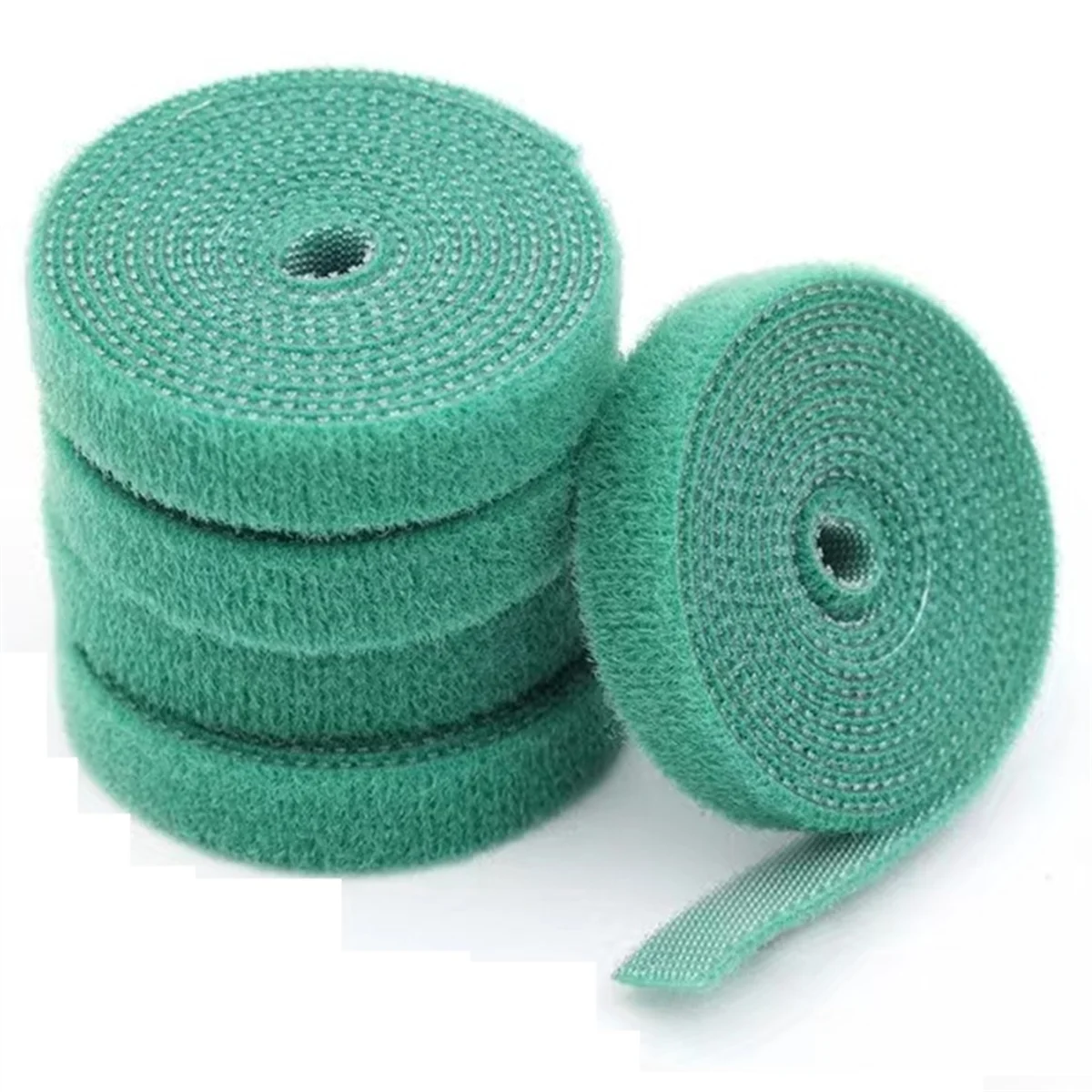 

Self Adhesive Nylon Cable Tie Green Adjustable Plants Hook Loop SupportGarden Twine Bandage Reusable Fastener TapeStrips