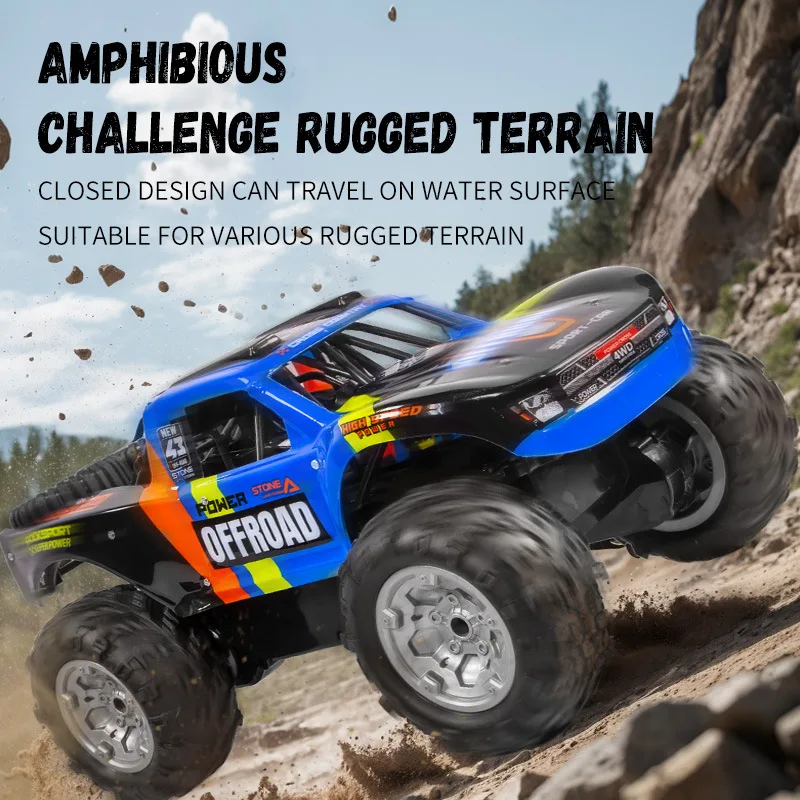 

JJRC новый полноприводный амфибия короткий грузовик внедорожник 2,4G беспроводной пульт дистанционного управления игрушечный автомобиль для мальчиков с дистанционным управлением