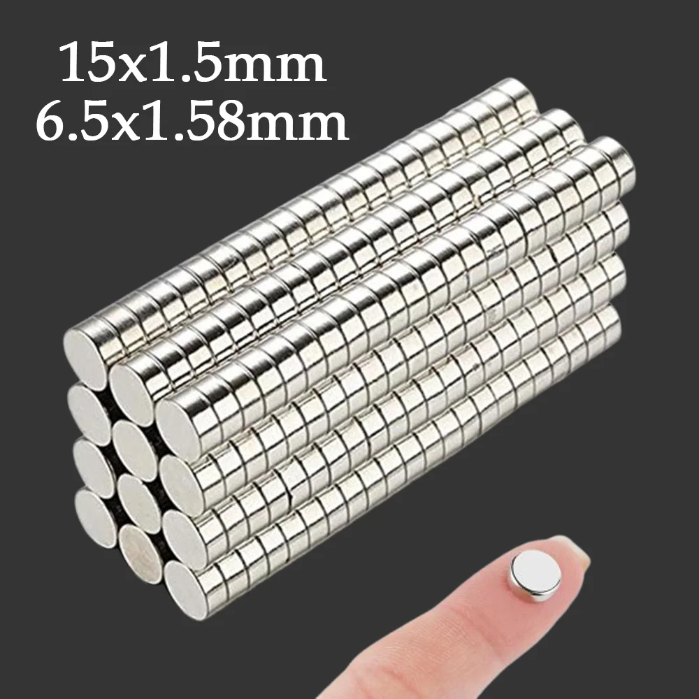15x1.5/6.5x1.58 مللي متر مغناطيس رقيق غير مرئي مناسب للثلاجات ، ملصقات الكتابة على الجدران حسابات ذاتية الصنع ، زينة عيد الميلاد ، المنازل