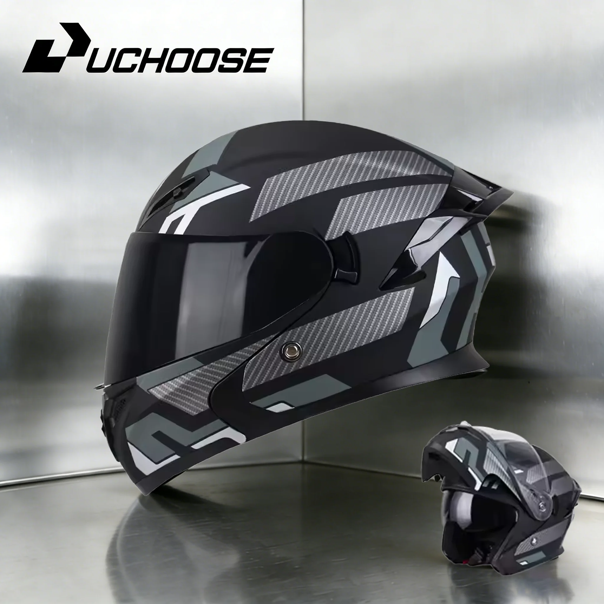

High Quality DOT Motorcycle Helmet Four Seasons Motocross Racing Modular Flip Up Casco Moto Men Women Off Road Helmet Unmasked