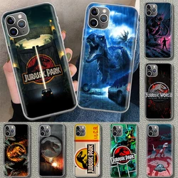 Jurassic Park Dinosaur World Phone Case Cover for iPhone 11 12 13 14 15 16 Pro Max Apple X XS XR 7 Plus 8 + Art Customized Funda