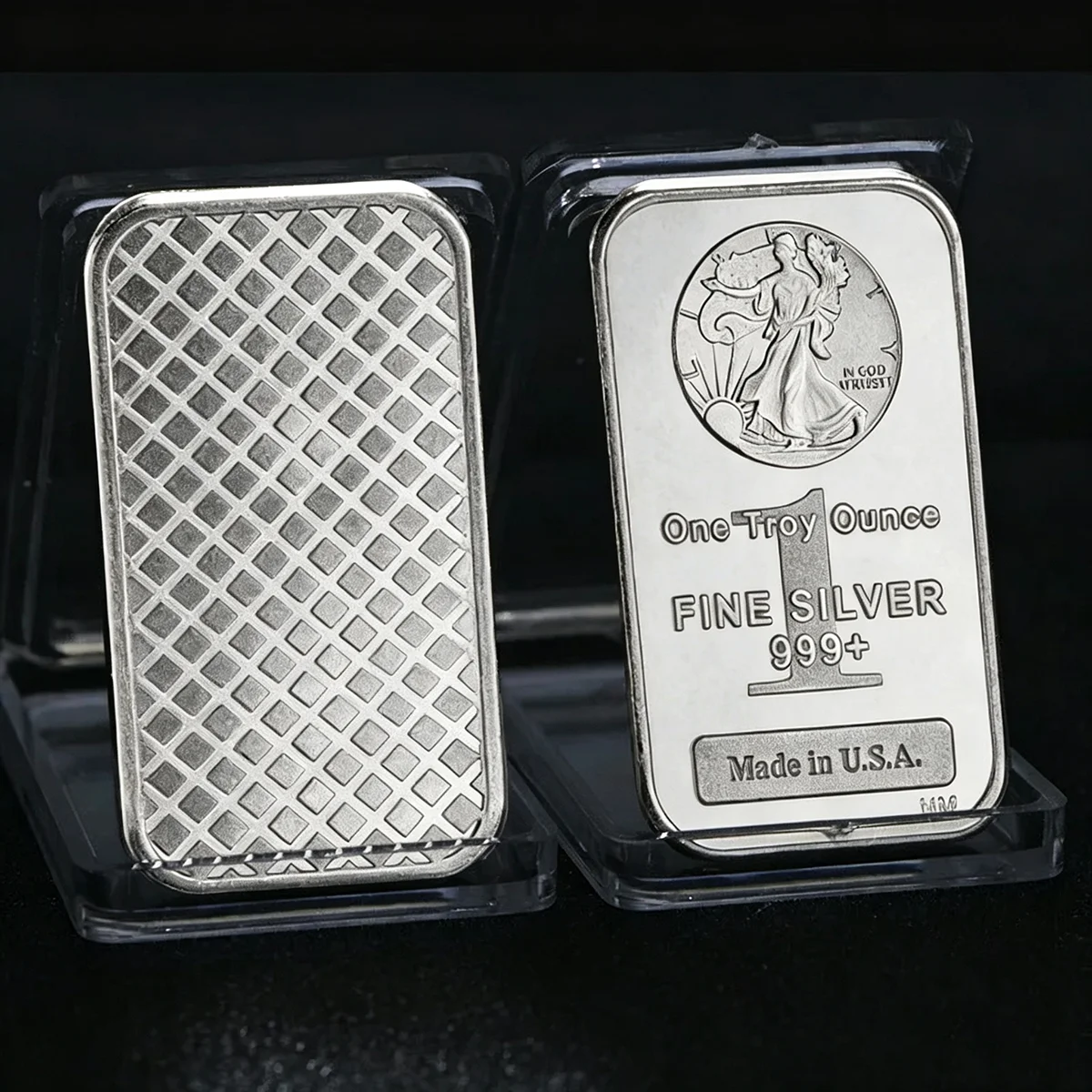 Art Craft Bar - 1 Oz Batangan Perak Liberty Non-Magnetik,