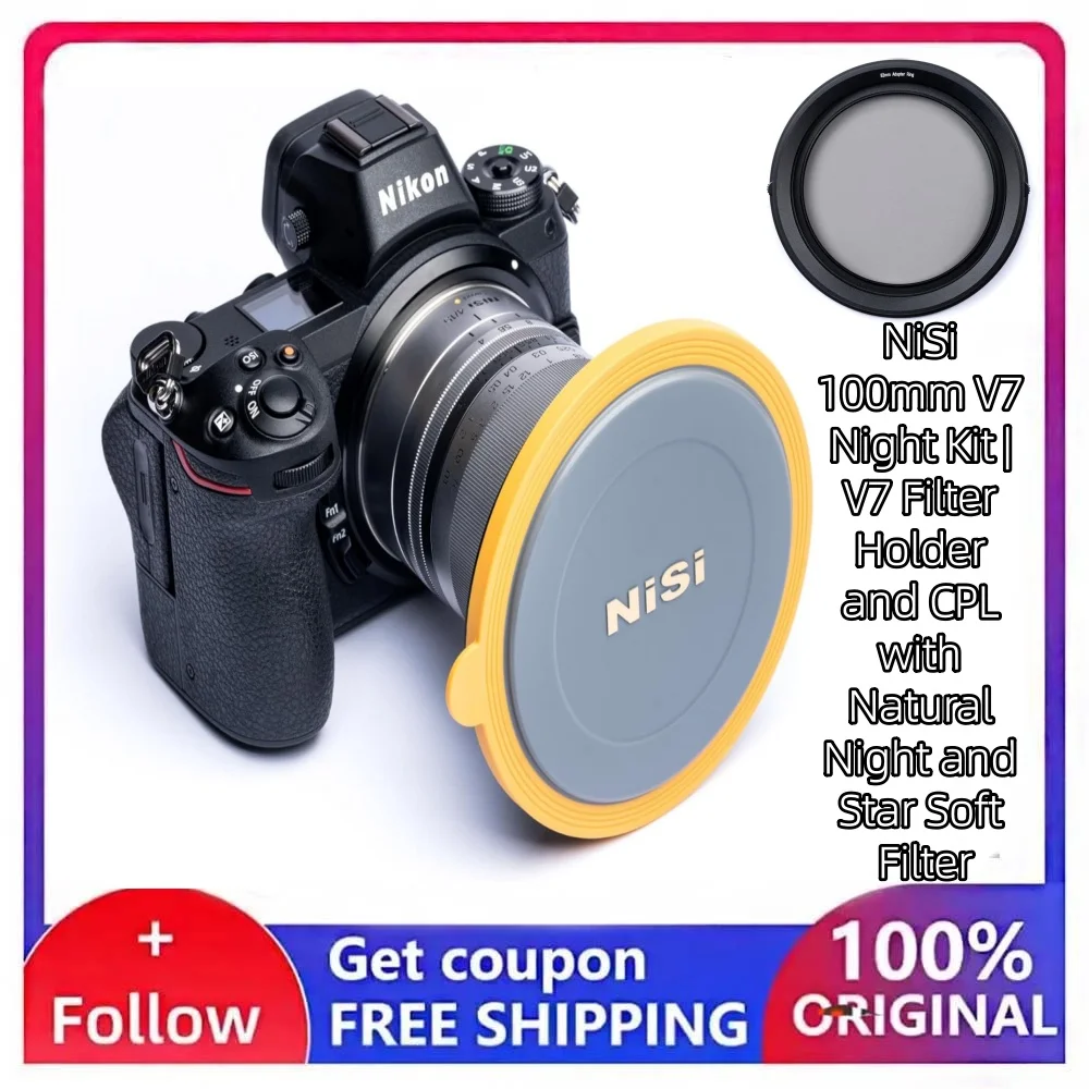 NiSi 100mm V7 Night Kit | V7 Filter Holder and CPL with Natural Night and Star Soft Filter