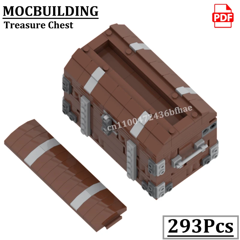 업스케일 보물 상자 블록 모델 레이어가 있는 열 수 있는 상자 MOCBUILDING 건설 벽돌 장난감 선물