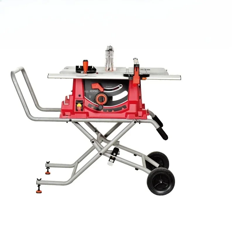 Multi-purpose Woodworking Saw 10 Inch Electric Multi-functional Woodworking Woodfree Saw Push Table Saw Machine 220V 1PC