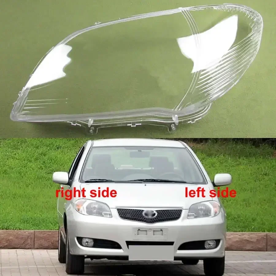 For Toyota Vios 2006 2007 Front Headlamp Cover Transparent Lampshade Headlight Shell Lens Plexiglass Auto Replacement Parts