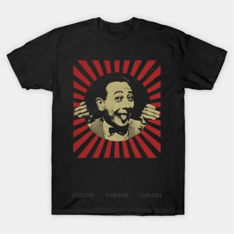 Brand man tee shirt black tshirts for mens Pee Wee Herman T Shirt 1 unisex summer short sleeve fashion Oversized tee-shirt