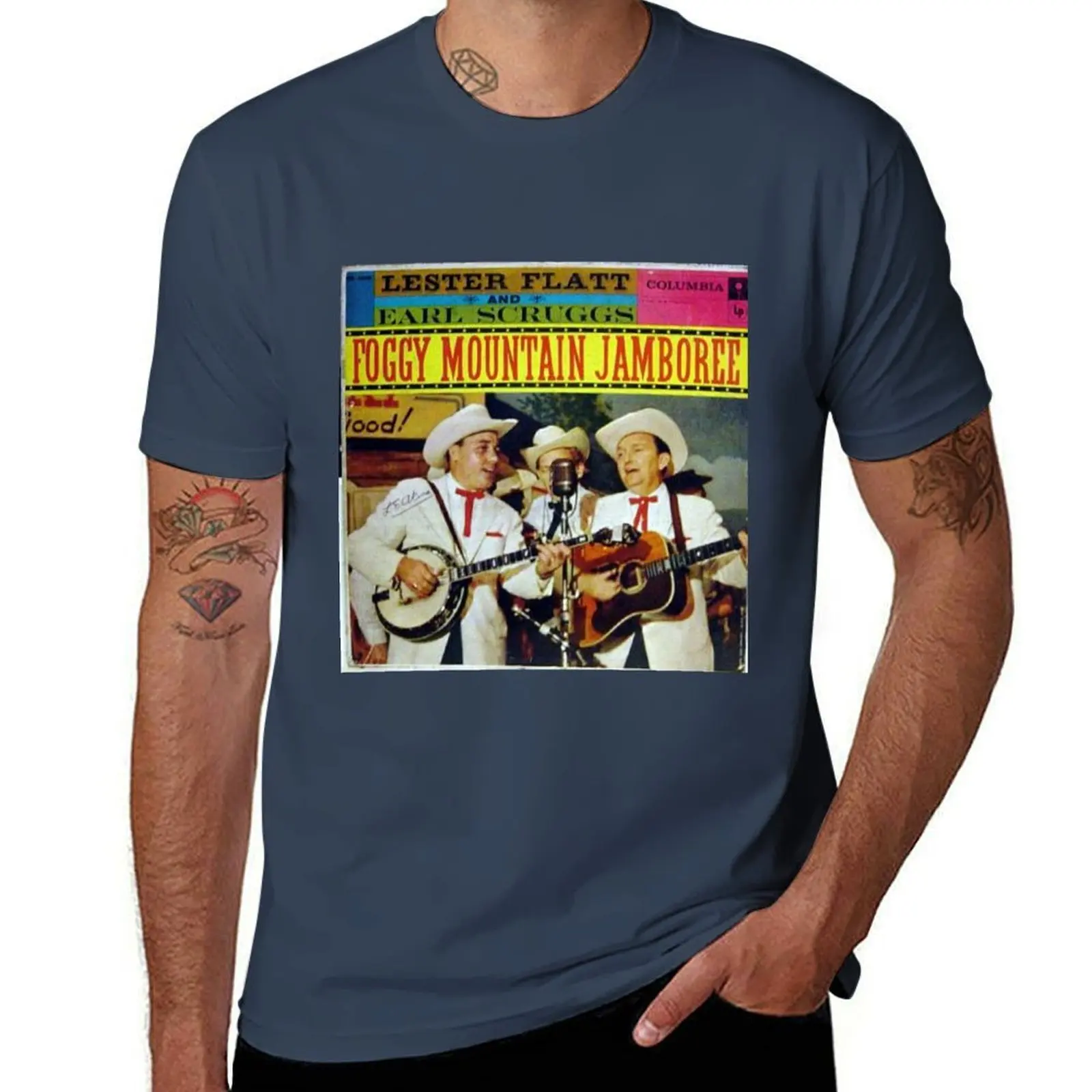 

Lester Flatt And Earl Scruggs, Foggy Mountain Jamboree T-Shirt man graphic t shirt man t shirt heavy cotton T-Shirt
