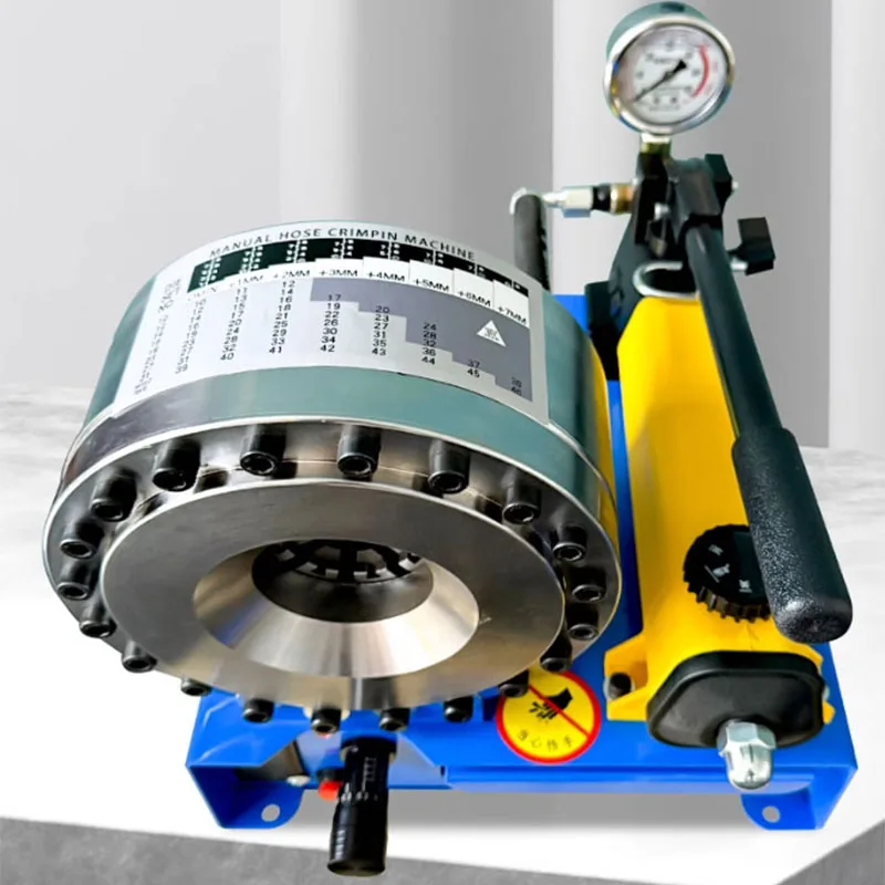 Portable Manual Hydraulic Hose Crimping Tool Hydraulic Hoses Fittings Pressing Machine Pipe End Forming Machine ZF-01