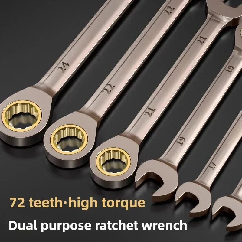 Universal Adjustable Torx Wrench 8-22mm Ratchet Spanner for Bicycle Motorcycle Car Repair Mechanical Tool