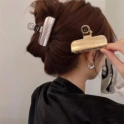Fashion Personality Elegant Hollow Geometric Metal Hair Claw Vintage Hair Clip Headband Hairpin Hair Crab Hair Accessories