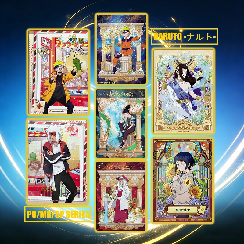 KAYOU NARUTO PU MR SP SERIES Hatake Kakashi Uchiha Itachi Jiraiya Uzumaki Naruto Japanese Anime Collection Card Toys Gift