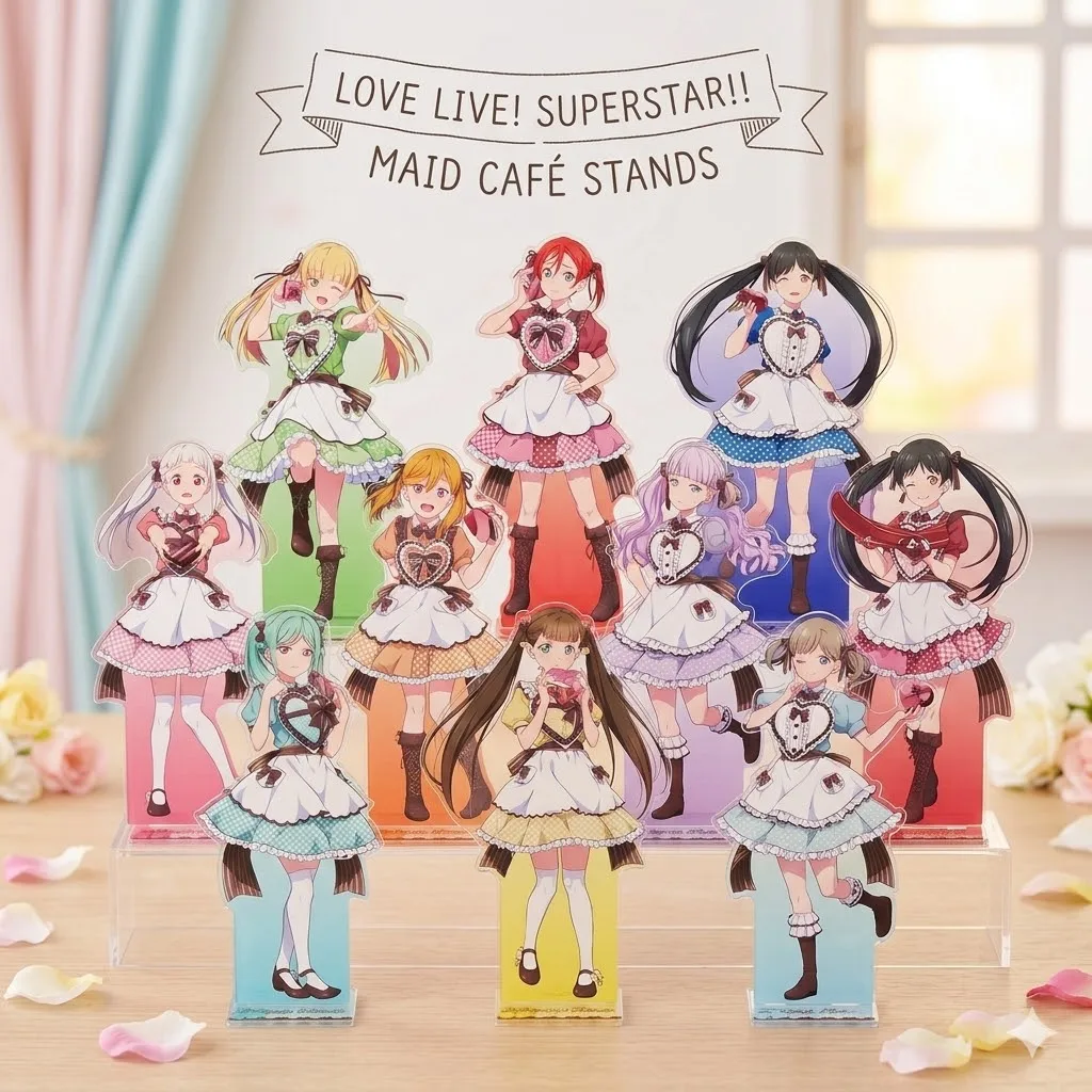 Love Live Nijigasaki Setsuna Yuki 15cm Acrylic Stand Figure Keychain Ayumu Uehara Anime Model Plate Desk Decoration Gift