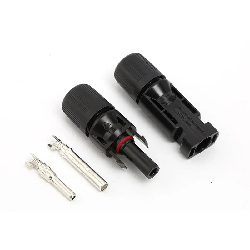 Compatible with MC4 Solar Connector Male Female 1000V 30A PV Cable Plug IP67 Waterproof Certified PPO Housing Photovoltaic