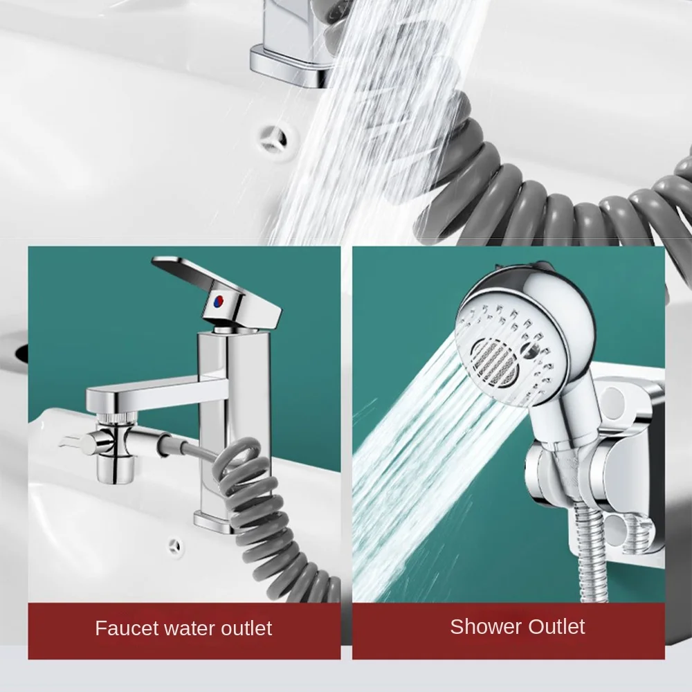 

Регулируемая насадка для душа для детской ванны, экономия воды, 2 режима распыления, спринклер для детской стирки, простая установка, переключатель включения/выключения