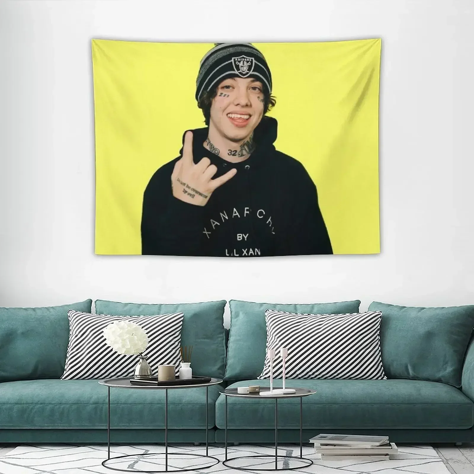 

lil xan yellow dood Tapestry Aesthetic Decoration Home Decoration Bedroom Deco Wall Decoration Items Tapestry