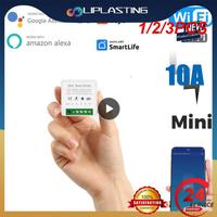 1/2/3PCS 1-Gang WIFI Smart Switch Light Switch Module, Two Way Control, Support Tuya Smart Life Yandex Alice Alexa