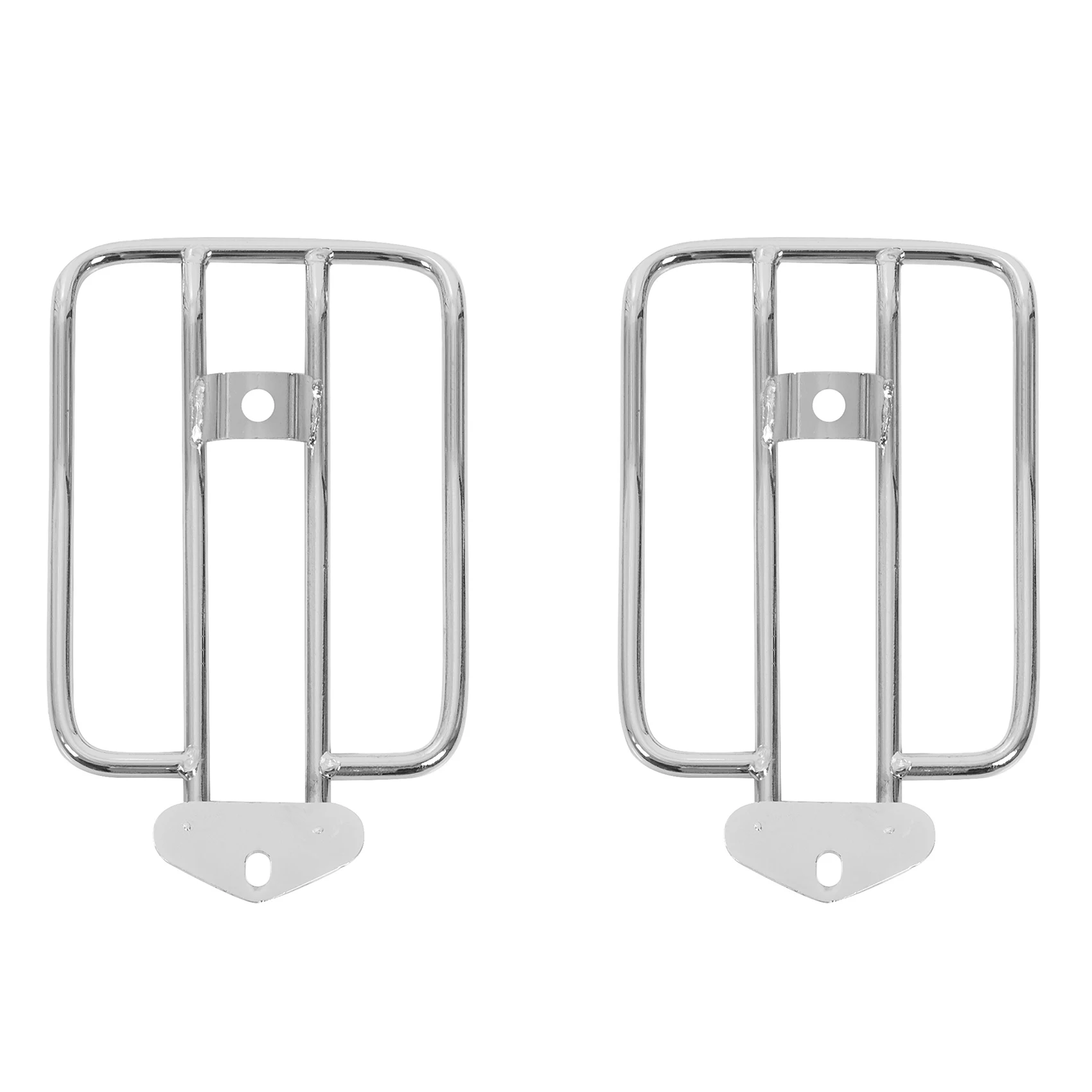 

2X Motorcycle Luggage Rack Backrest Rear Fender For -Davidson Sportster Xl 883 Xl1200 X48 (Silver)