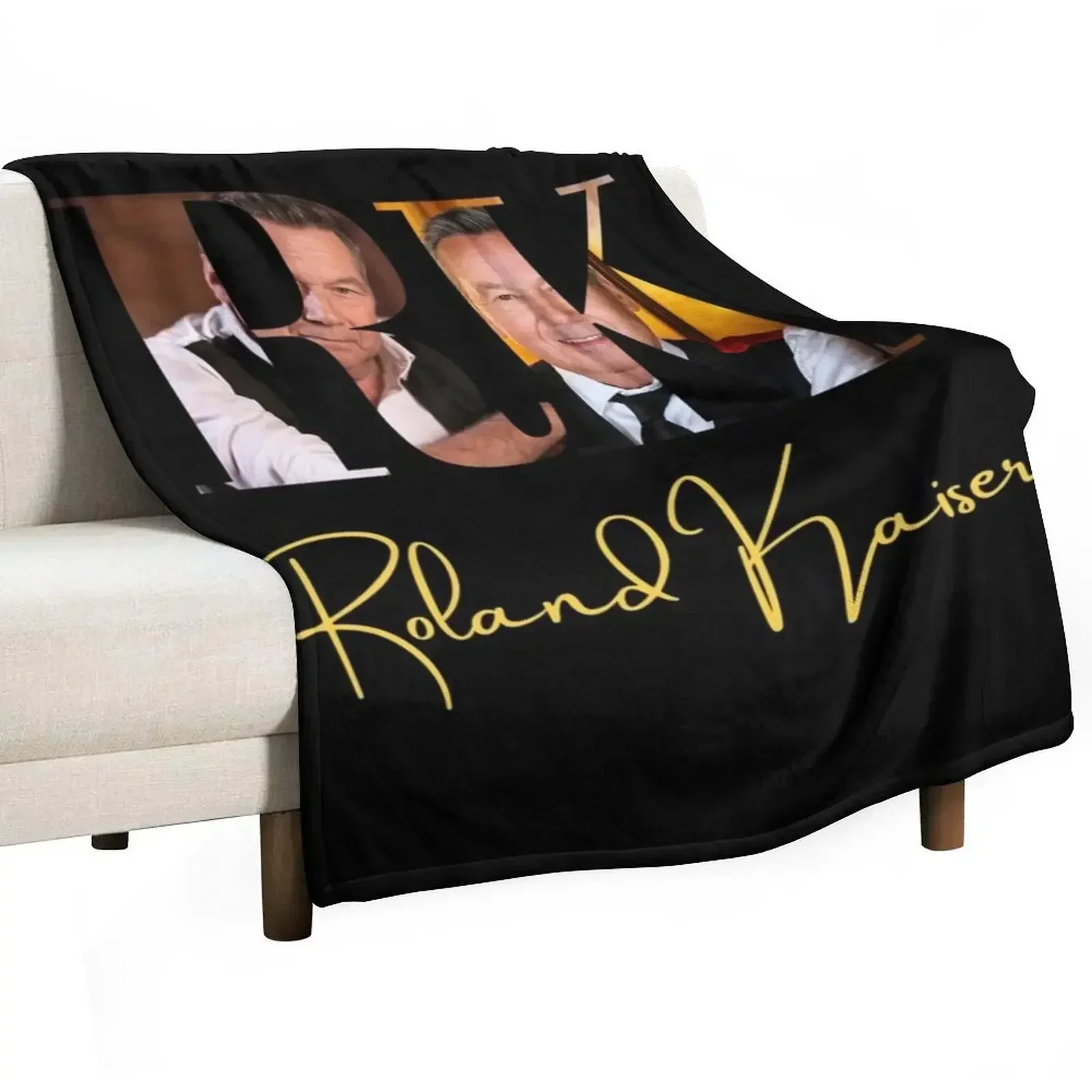 

Roland Kaiser Throw Blanket Soft Home Decor Blanket for Couch Bedroom