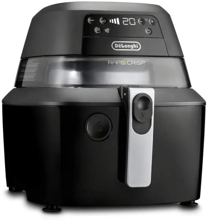 

Rapid Crisp Air Fryer, 5-Quart, 1700-Watt XL Cooker, Fries, Crisps, Roasts, Bakes, 5 Preset Functions, Pizza Setting u