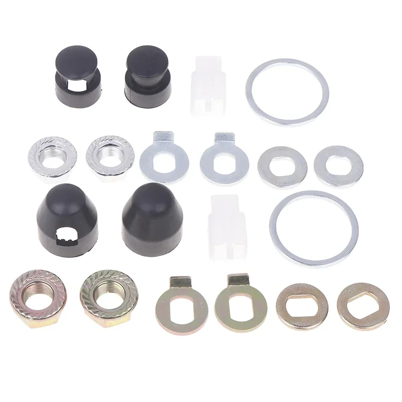 

Ось двигателя-концентратора электронного велосипеда M12/M14, стопорная гайка, стопорная шайба, проставка и крышка гайки, вал 12/14 мм, двигатели 500–5000 Вт, детали для электрического велосипеда