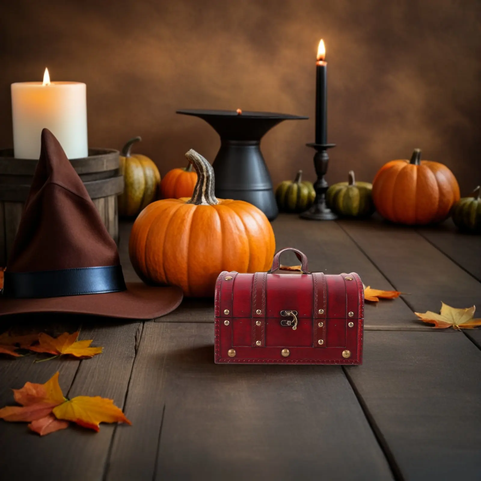 

Solid Wooden Vintage Jewelry Box for Women Men Handle Organizer Storage Earrings Rings Necklaces Bracelets Watches Mother Day