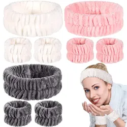 Spa Wrist Washband Microfiber Wrist Wash Towel Band Wristbands Washing Face Absorbent Wristbands Wrist Sweatband Prevent Liquid