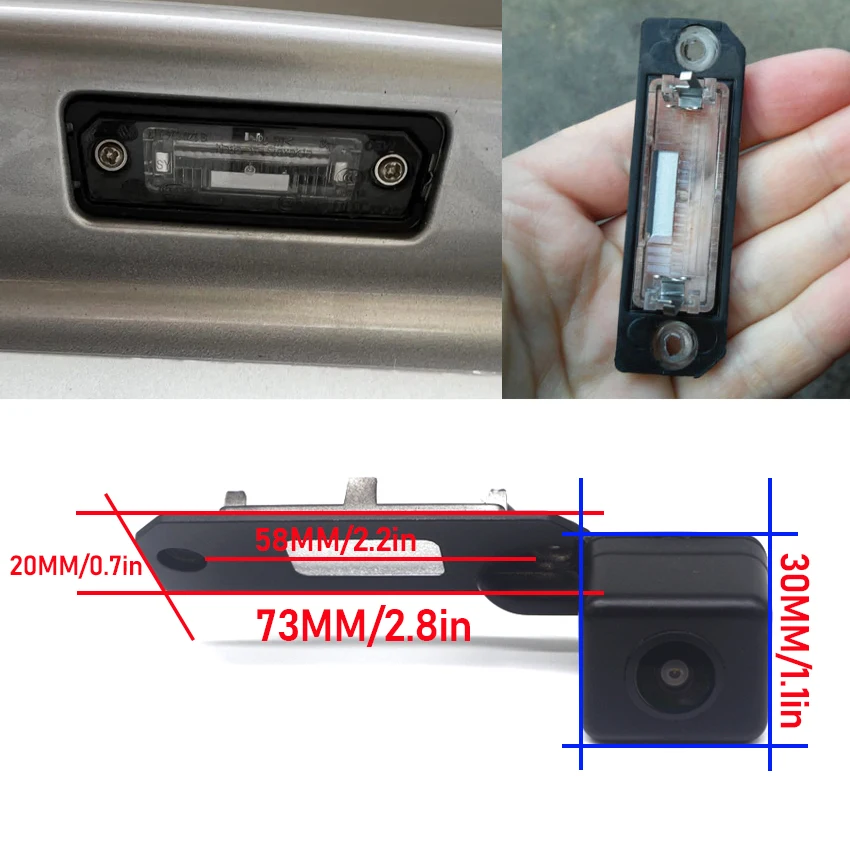 140 Degree HD CCD 1080x720P Rear View Camera For Volkswagen Beetle 2006~2016 Polo Derby 2000~2016 Backup Parking Monitor