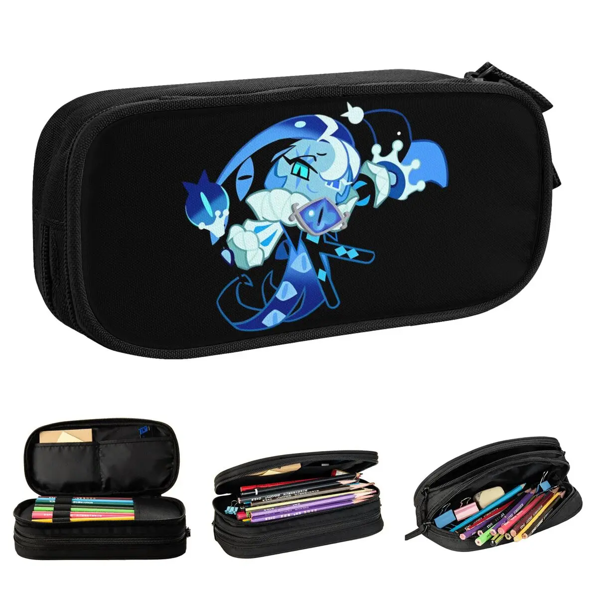 

Shadow Milk Cookie Pencil Cases Cookie Run Kingdom Pen Bag Girl Boy Big Capacity Students School Cosmetic Pencilcases