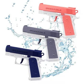 Mini pistola de agua rosa para niños y niñas, juguetes de agua para piscina, pistolas de agua Holi de 4 a 8 años, envío directo, tienda TK de juguete