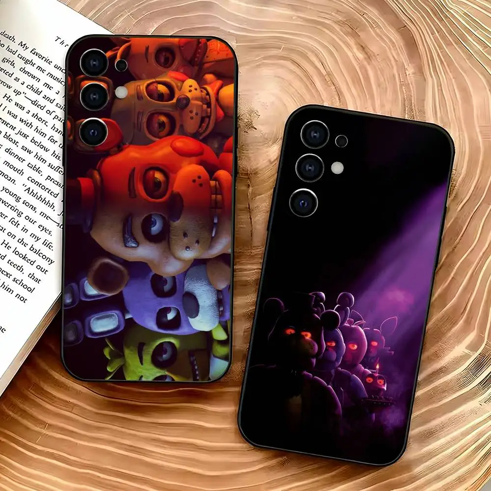 

Five-Nights At-Freddys F-Fnaf Phone Case For Samsung S25,S24,S21,S22,S23,S30,Ultra,S20,Plus,Fe,Lite,Soft Black Cover