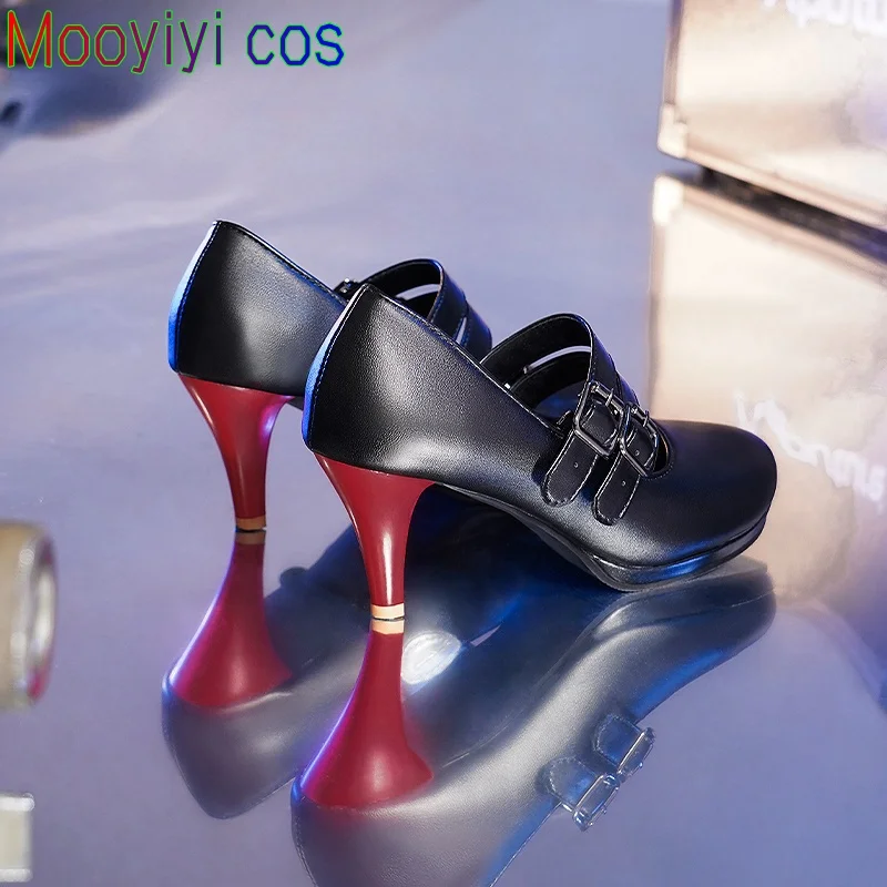 ZZZ nuevo Mooyiyi cos Ellen Joe zapatos de Cosplay Halloween Navidad fiesta de juegos cómic 36-39 tamaño Zenless Zone Zero en STOCK