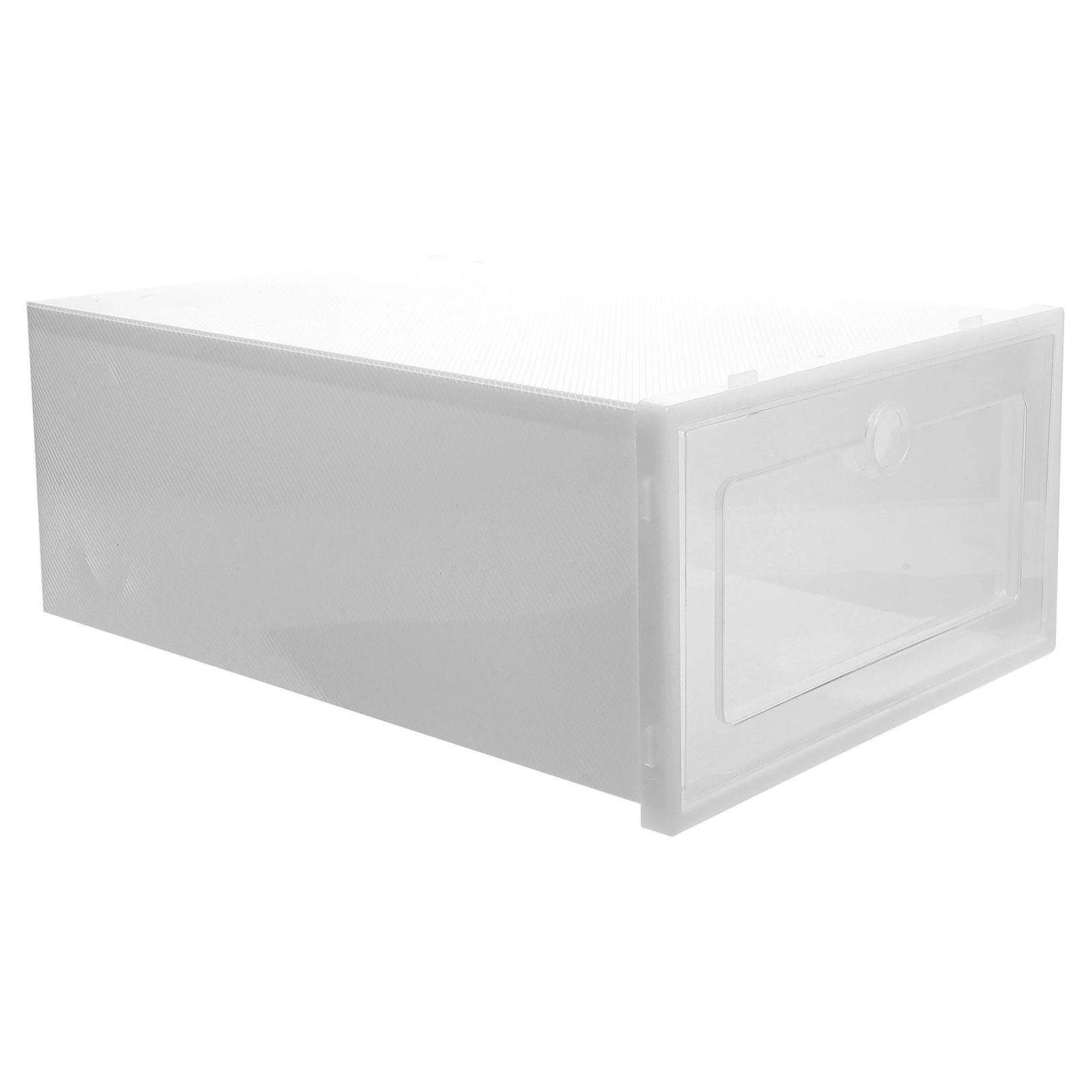 

Translucent Drawer Type Shoe Storage Box 31x20x11cm Stackable Pull Out Design Women Shoes ganizer Scarves Socks Belts