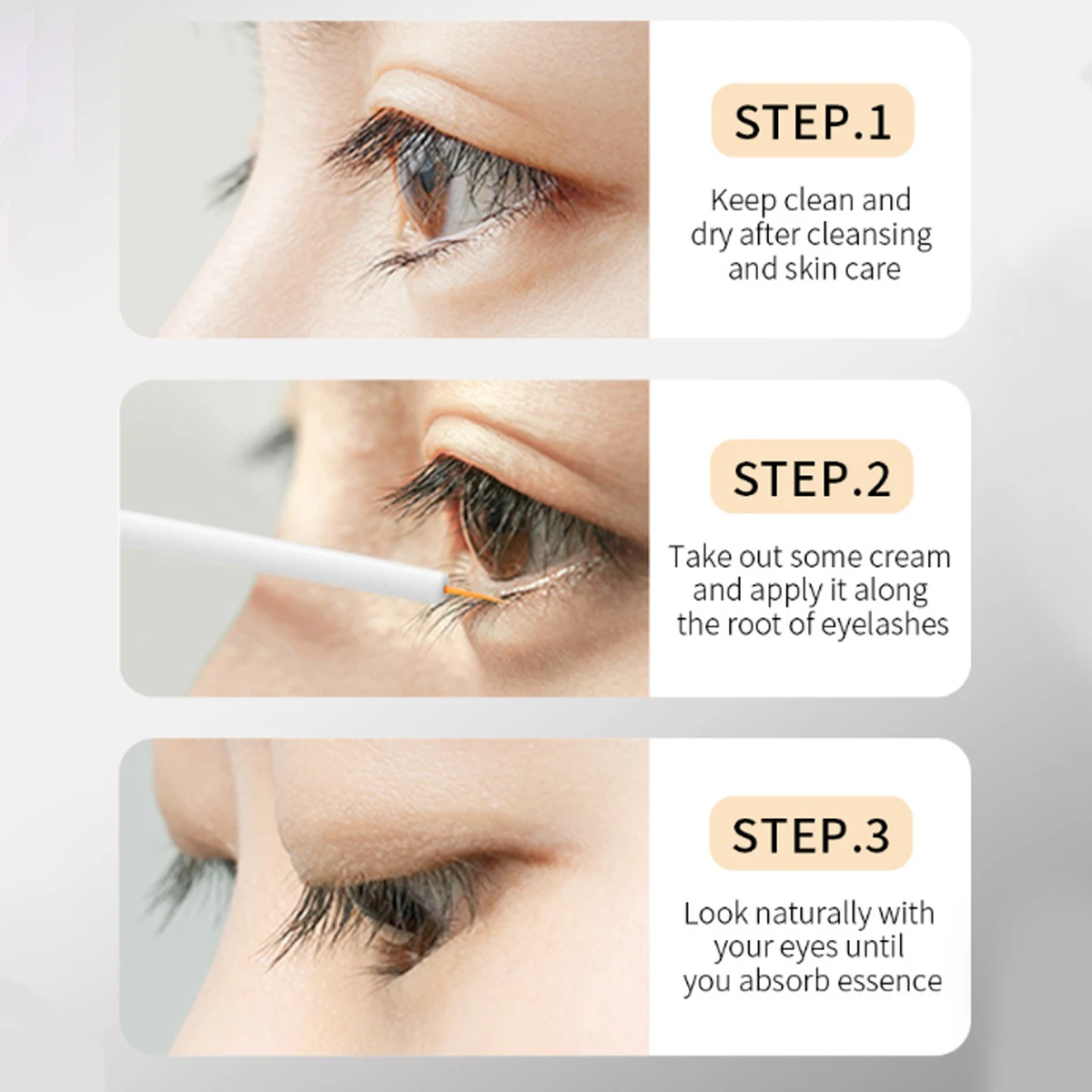 1/3/5/10 قطعة سائل جوهر الشباك الطويل والسميك يمكنه إثراء الرموش ومحسن الرموش الطبيعي ضروري للمكياج #4