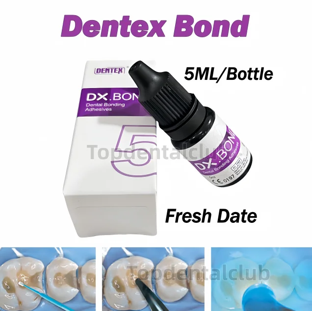 

Dentex DX.BOND V Dental Light Cure Total Etch Dentin Enamel Resin Bonding Adhesive 5ml