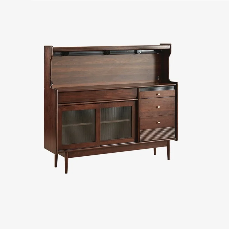 B & B dining side  Solid wood retro cupboard Locker storage cabinet Japanese simple tea Coffee Household