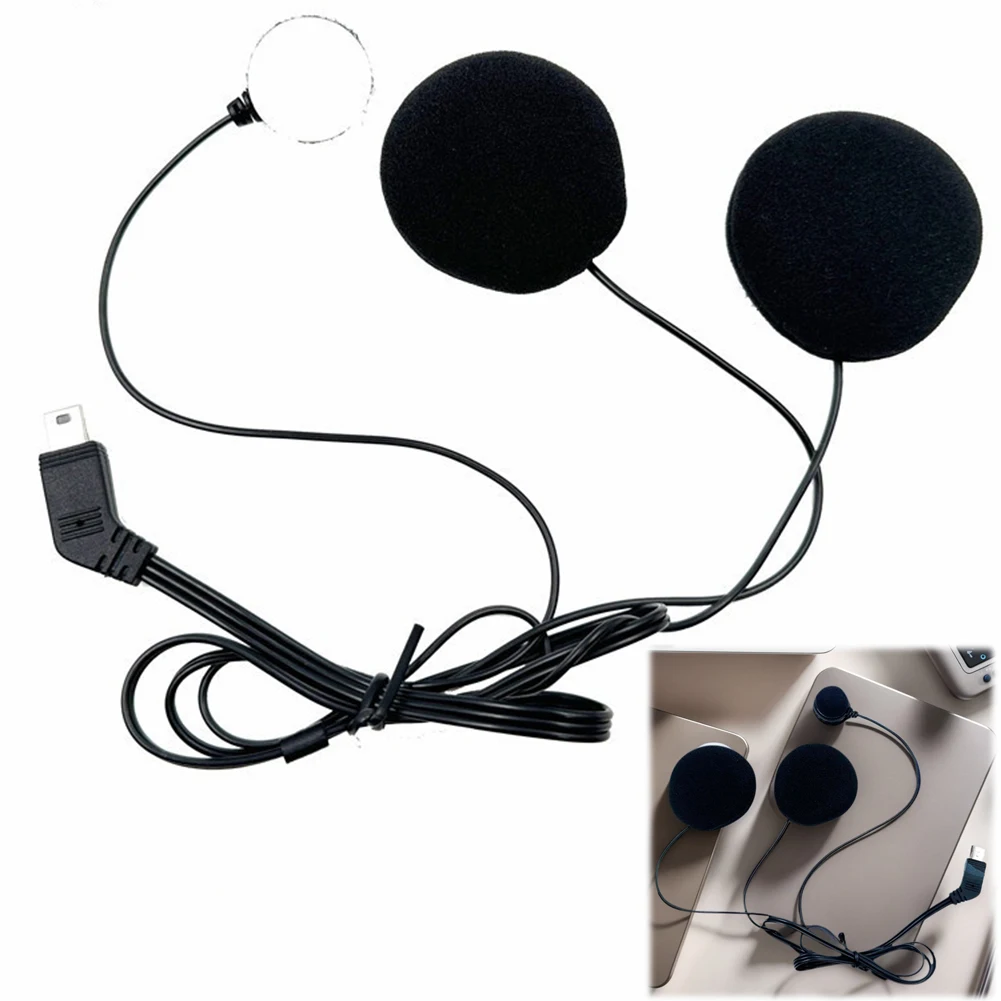 10핀 헤드폰 마이크 라디오 워키 토키 오토바이 인터콤 헤드셋 오토바이 풀 페이스 용 인터폰 헬멧 이어폰